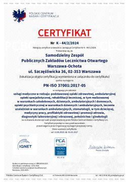 Certyfikat K-44/2/2024