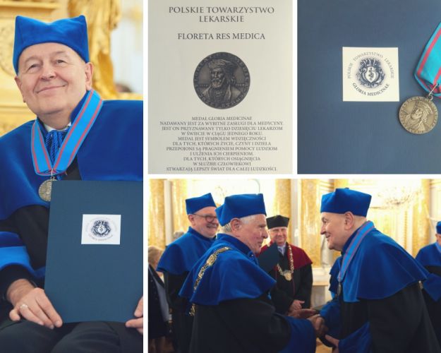 Medal GLORIA MEDICINAE dla Dr n. med. Leszka Tomasza Rosia