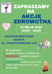 Akcja zdrowotna w Centrum Medycznym Raszyn!