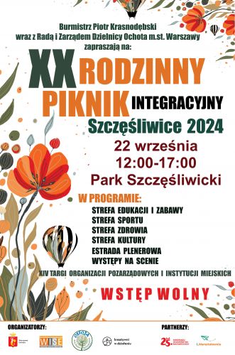 XX Rodzinny Piknik Integracyjny w Parku Szczęśliwickim